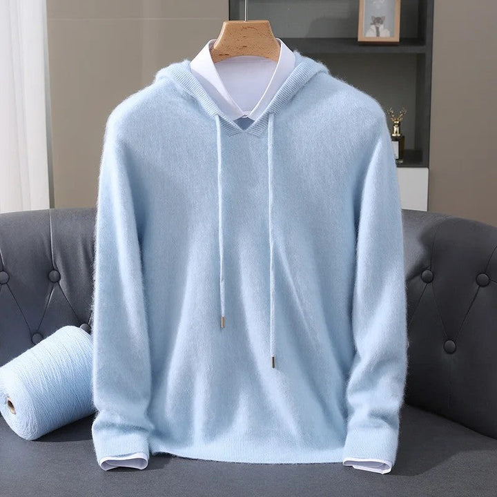 Fynch - Sudadera Con Capucha de Punto Cordón y Puños Acanalados