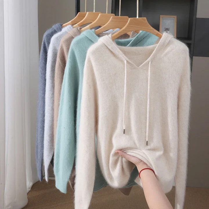 Fynch - Sudadera Con Capucha de Punto Cordón y Puños Acanalados