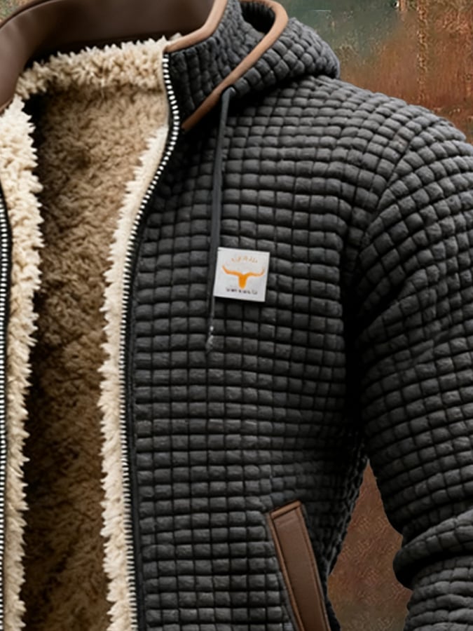 Natan - Chaqueta Acolchada De Lana Con Manga Larga