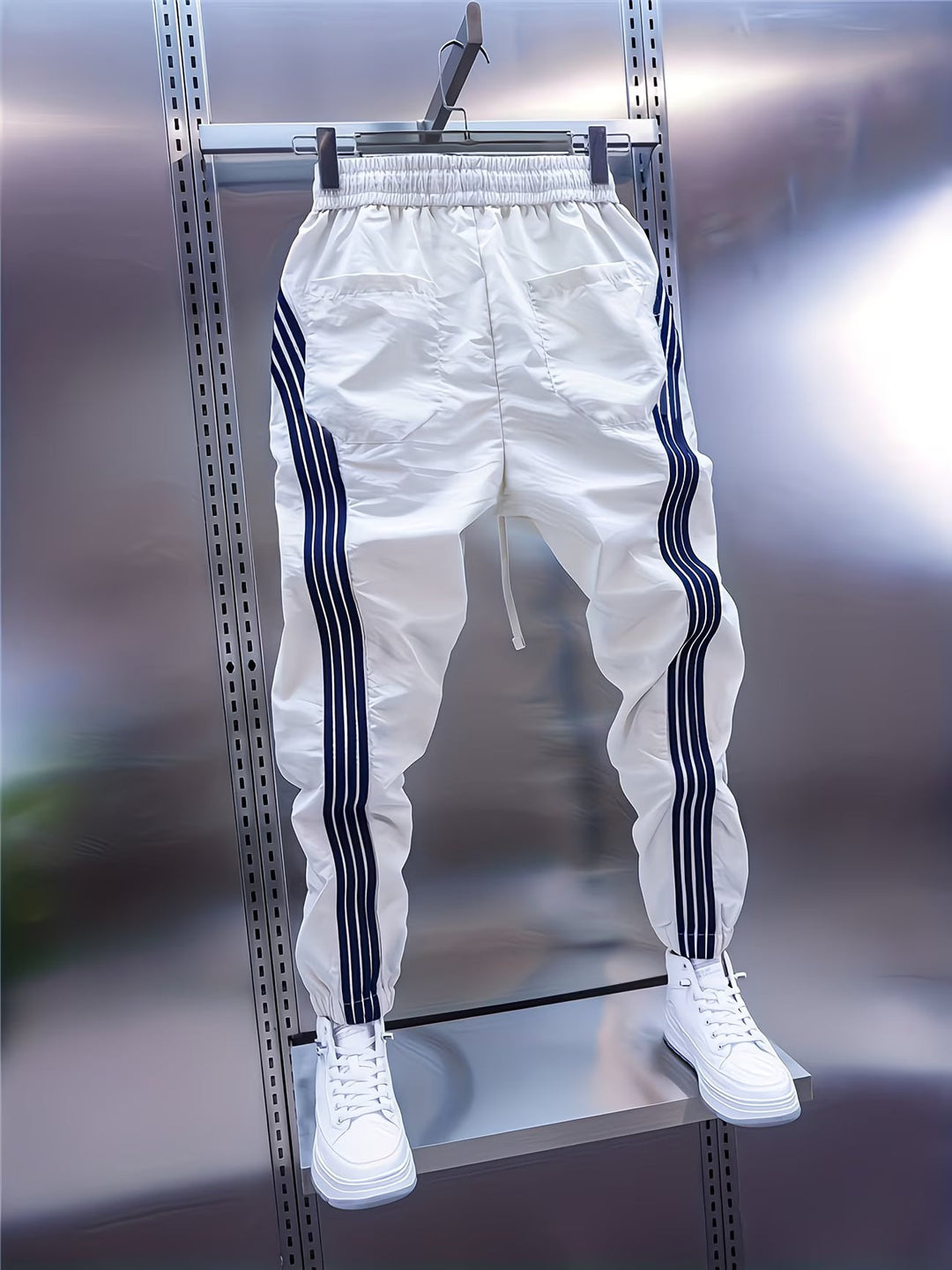 Itzik - Pantalón Informal Con Bolsillos Traseros