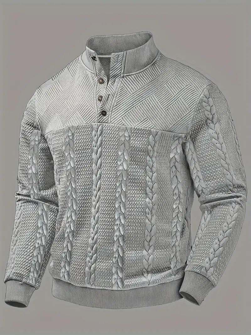 Dawson - Jersey Henley De Manga Larga Con Rayas