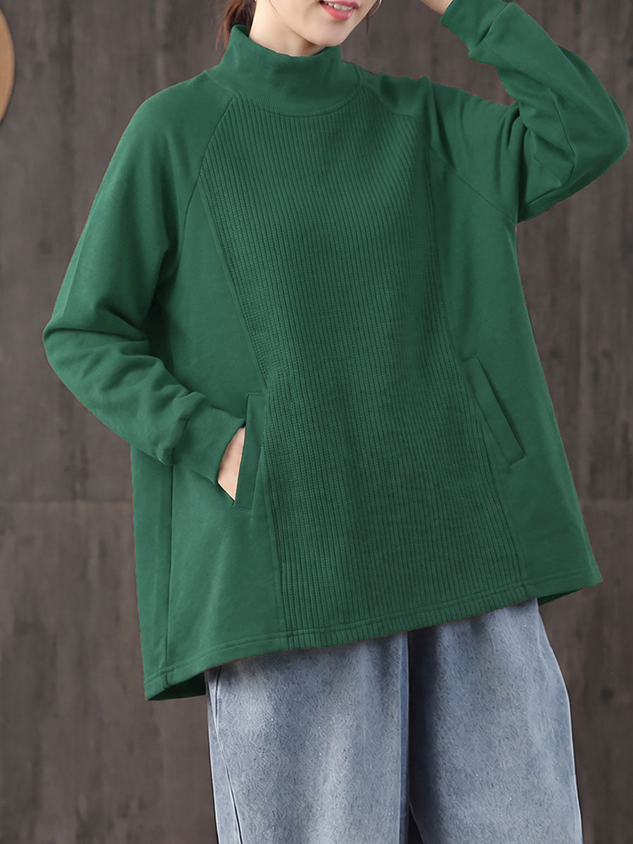 Safia - Blusa De Cuello Alto Oversize
