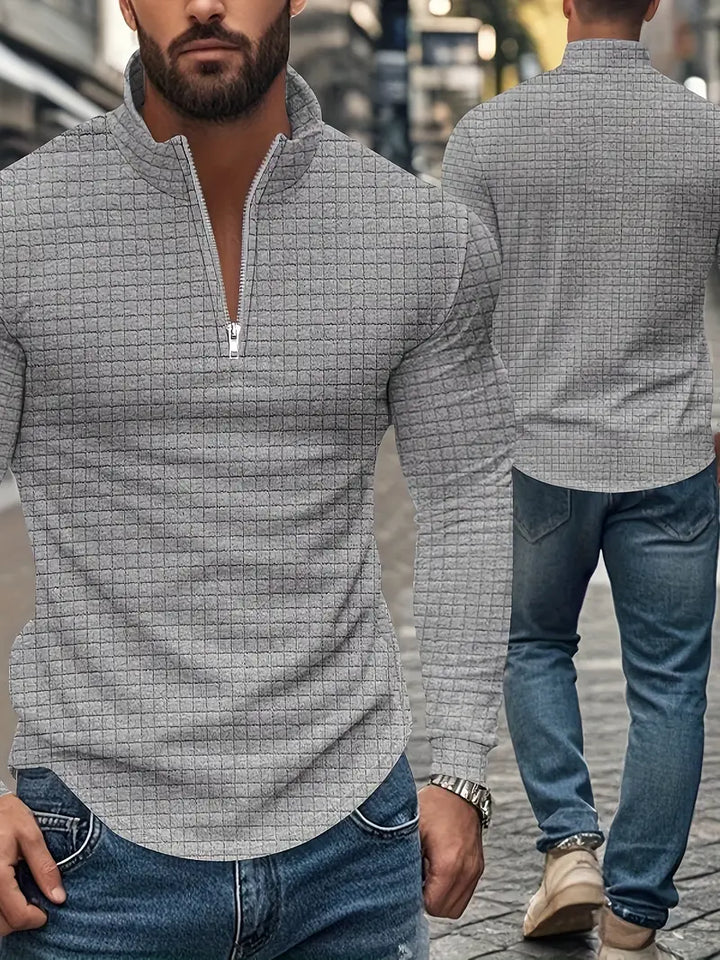 Jarryd - Sudadera De Manga Larga Con Media Cremallera