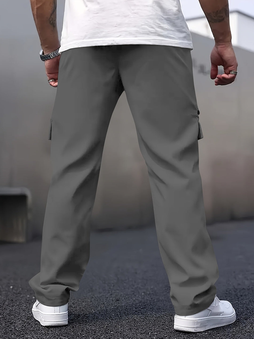 Mihai - Pantalones Cargo Informales Con Múltiples Bolsillos