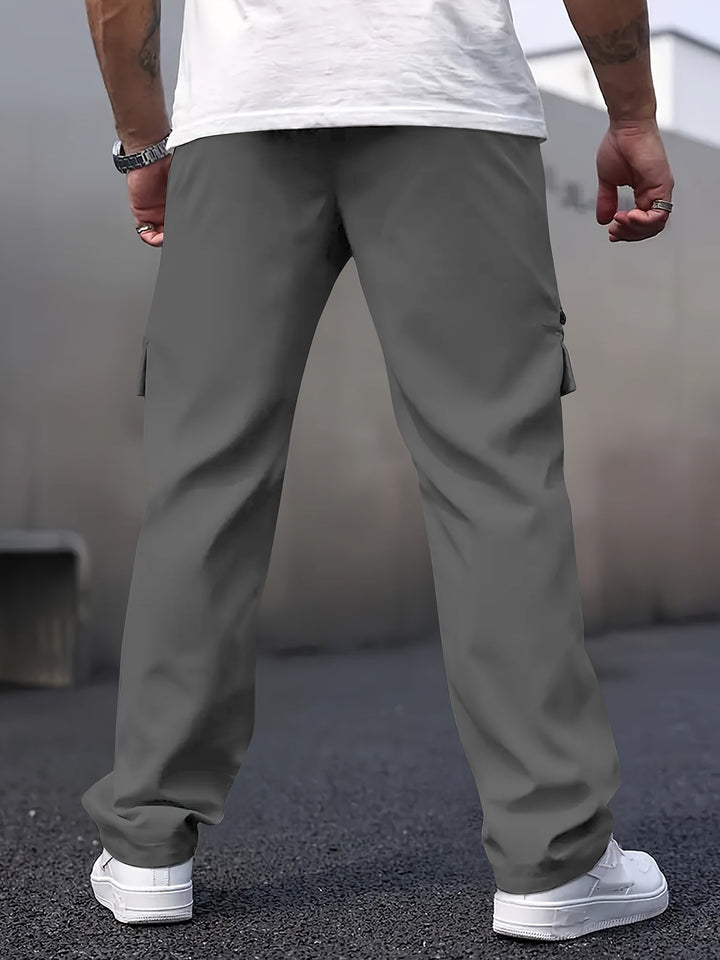 Mihai - Pantalones Cargo Informales Con Múltiples Bolsillos
