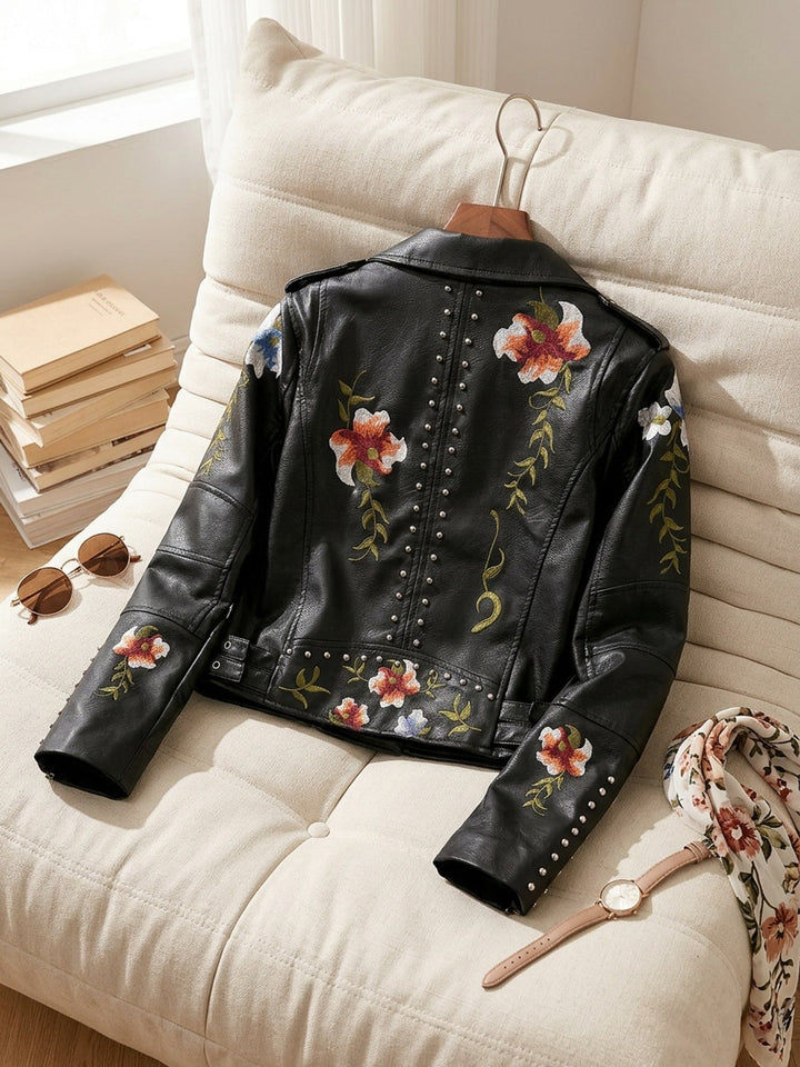 Litsitso - Chaqueta Corta Con Estampado Floral