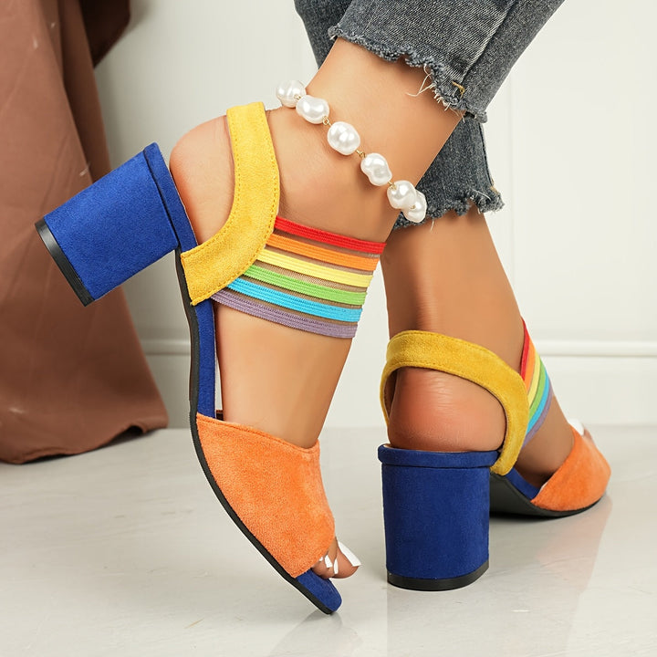 Aretha - Zapatos Elegantes Y Modernos Con Tacón Grueso