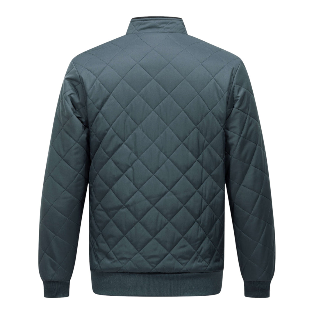 Hristo - Chaqueta Con Forro Polar y Estampado De Rombos