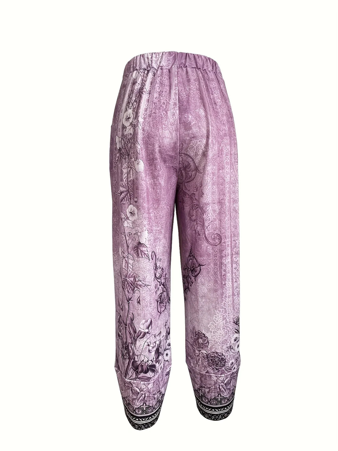 Kayden - Pantalón Capri Vintage De Flores