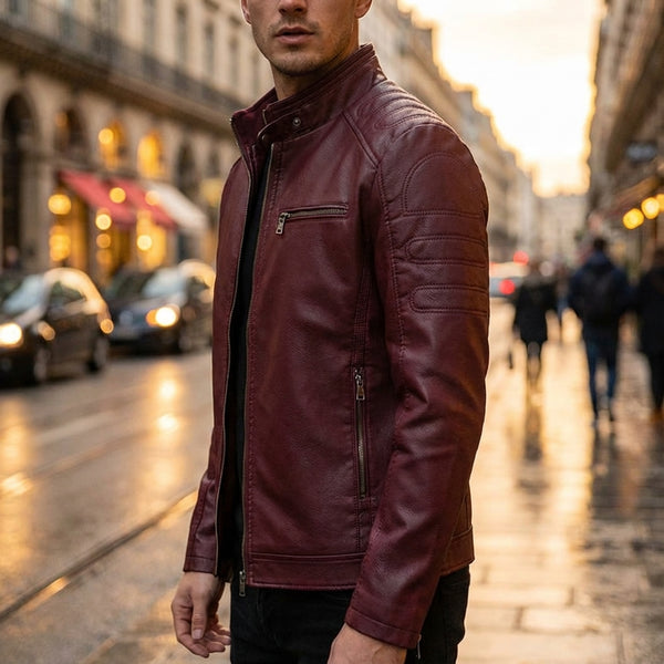 Nataniel - Elegante Chaqueta de Manga Larga Con Bolsillo