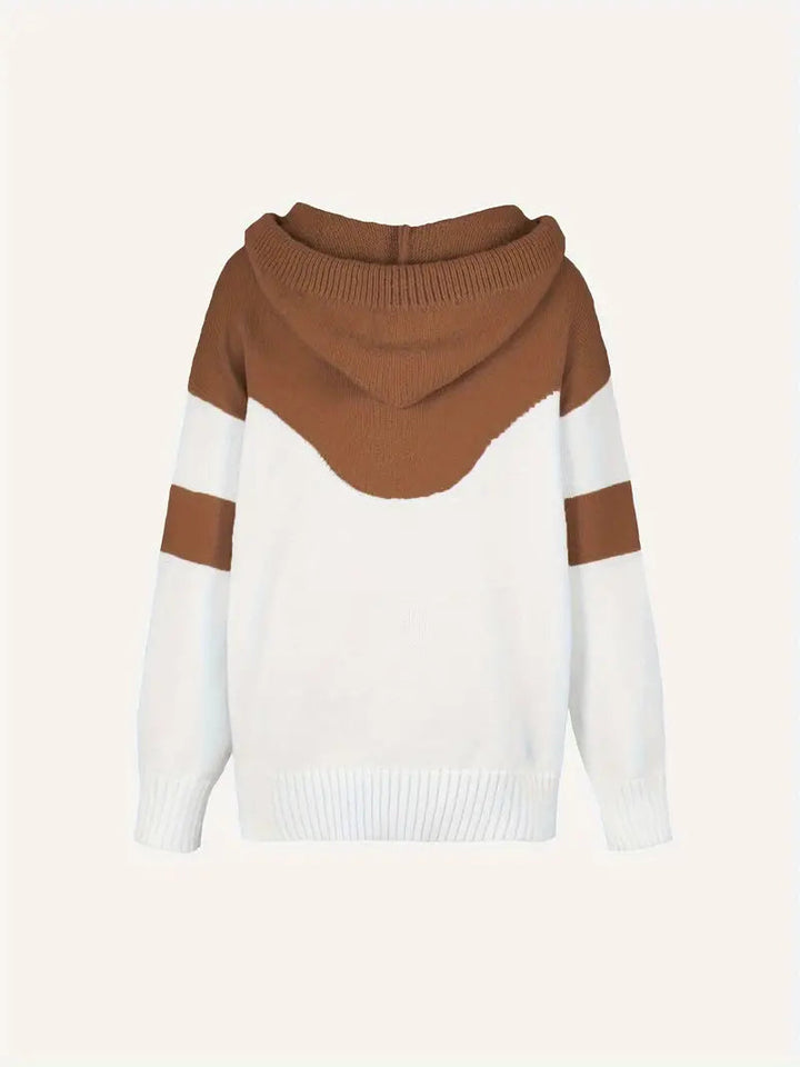 Letitia - Sudadera Con Capucha y Cordón en Bloque de Color
