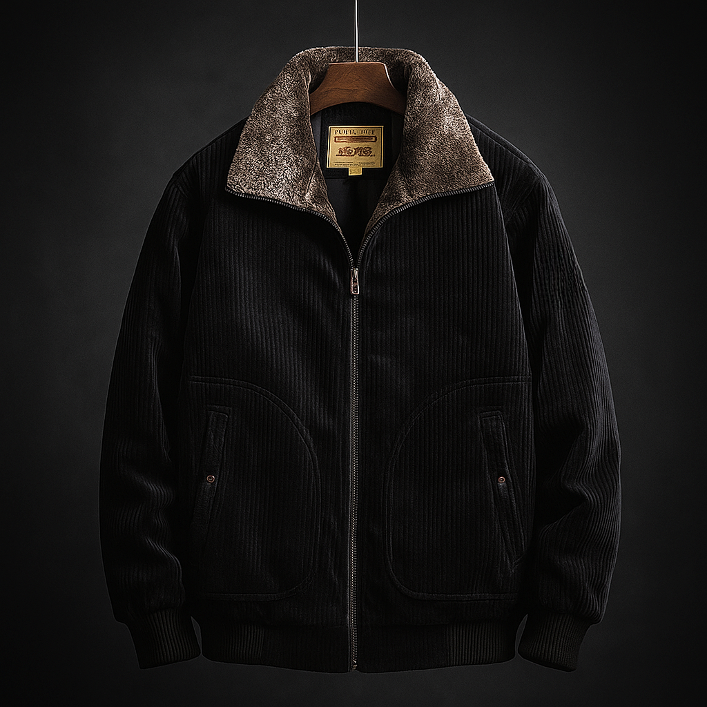 Broja - Chaqueta Informal De Pana Con Cremallera
