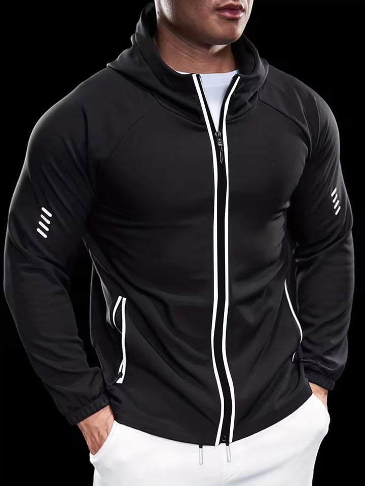 Lauris - Chaqueta Ligera Con Capucha y Cremallera