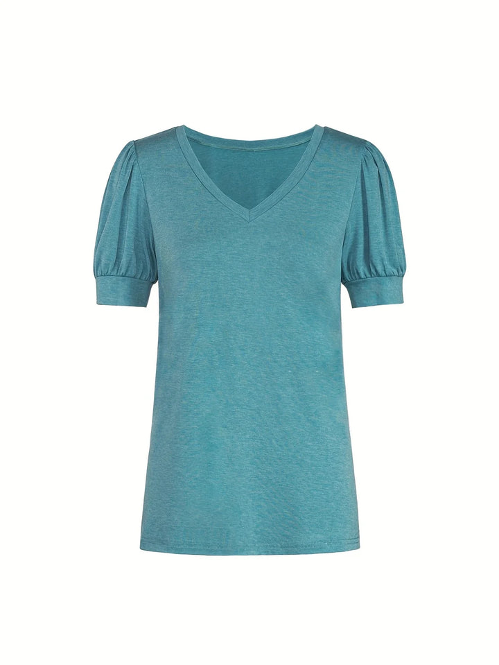 Kizzy - Camiseta Transpirable Con Mangas Tipo Pétalo