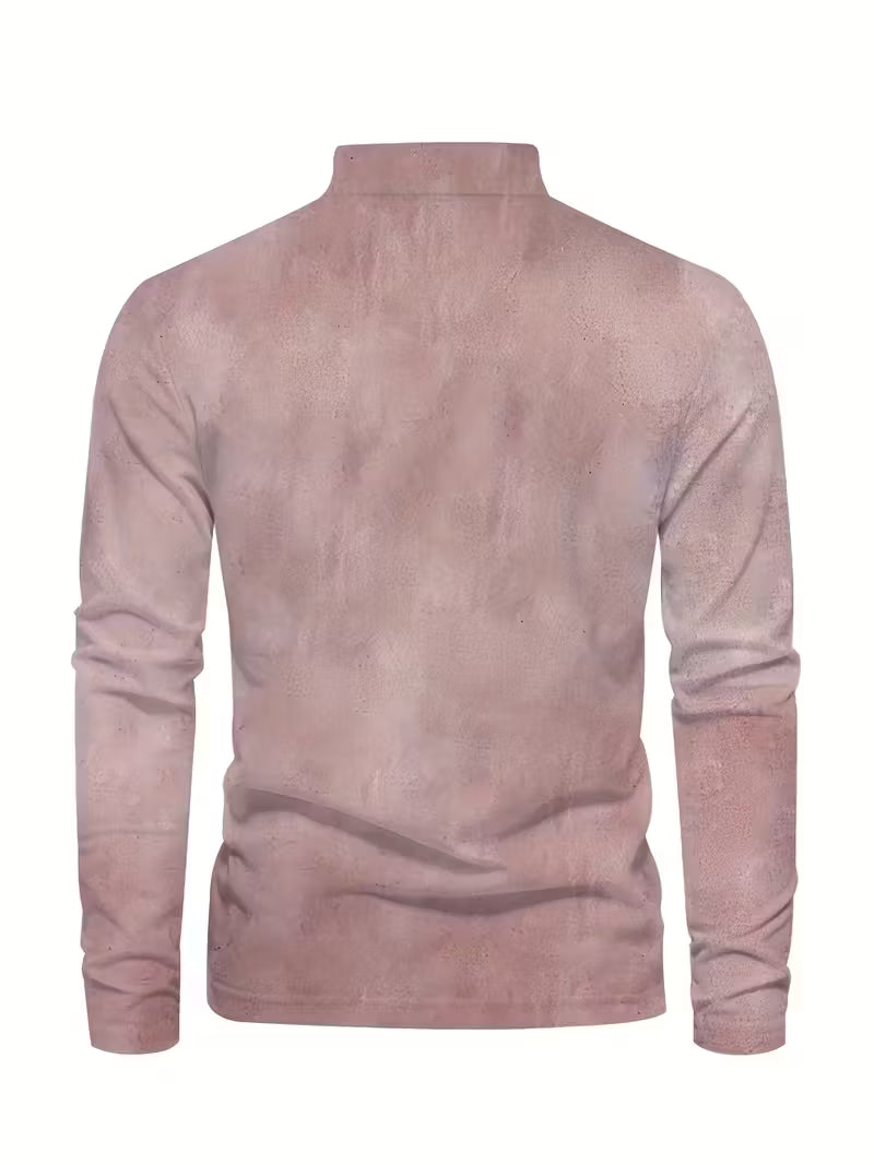 Giles - Camisa Elegante Con Estampado 3D De Velero En La Solapa