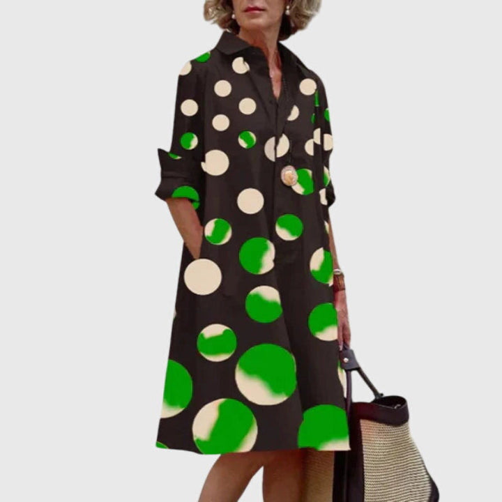 Oshadi - Elegante Minivestido Con Bolsillo