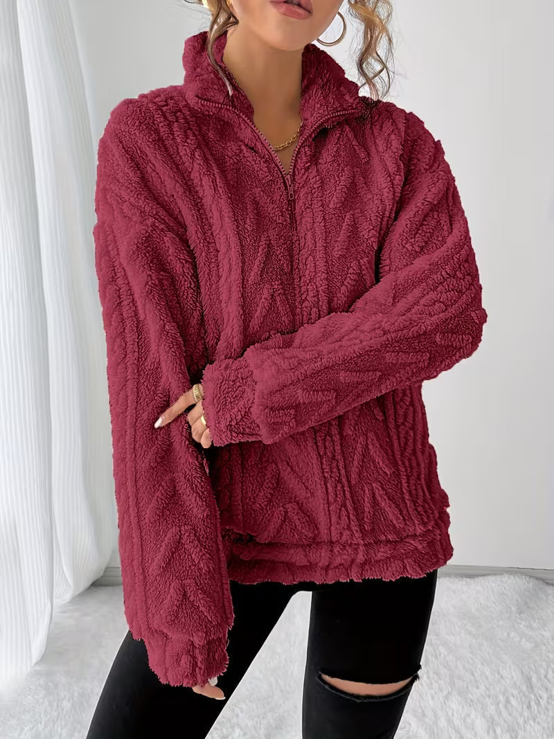 Nessia - Sudadera Versátil De Forro Polar