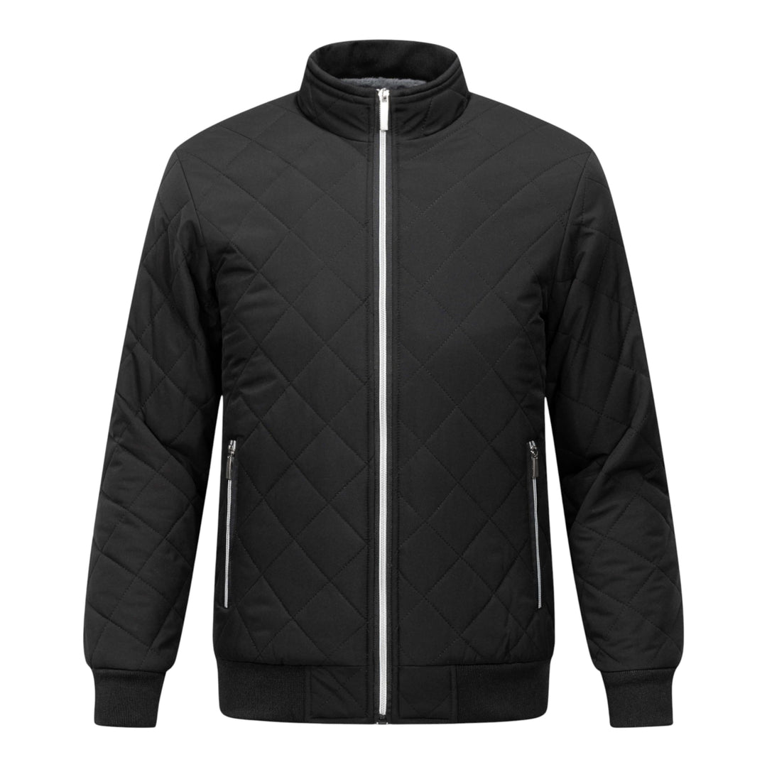 Hristo - Chaqueta Con Forro Polar y Estampado De Rombos