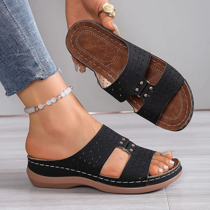 Elysa - Sandalias Cómodas Con Soporte Para el Arco