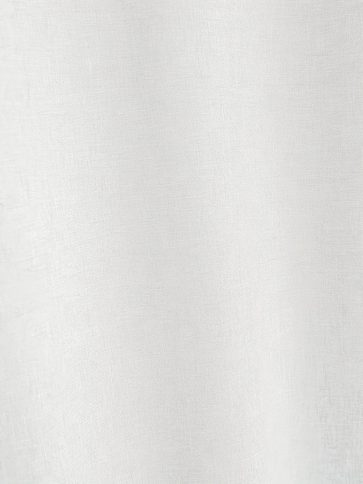 Elliott - Elegante Manga Corta Camisa Con Cuello Alto