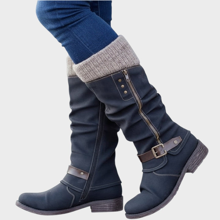 Melisandre - Elegante Bota De Invierno Con Altura Hasta la Mitad De La Pantorrilla