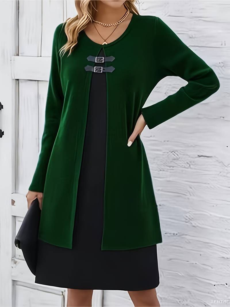 Shirahoshi - Traje De Dos Piezas Con Cuello Redondo Para Otoño e Invierno
