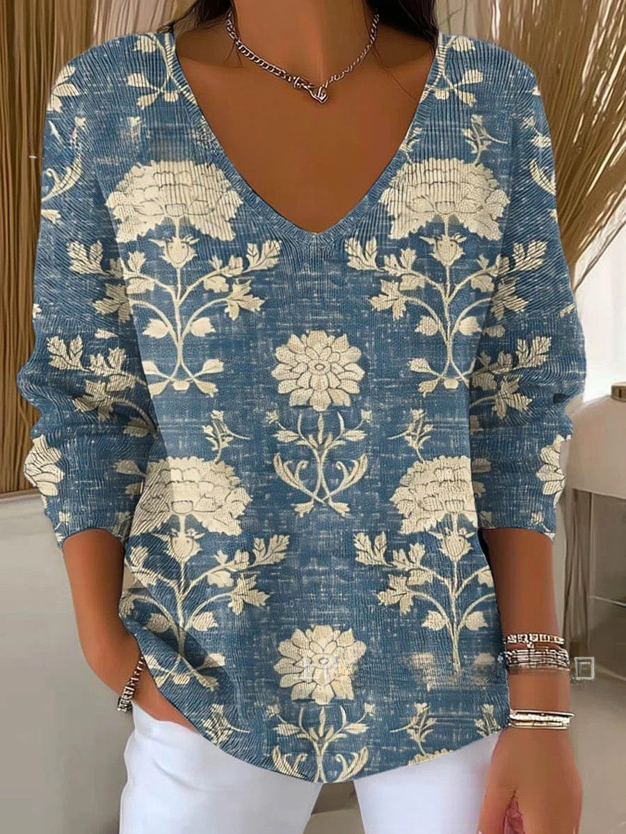 Nomonde – Jersey Colorido Con Cuello En V