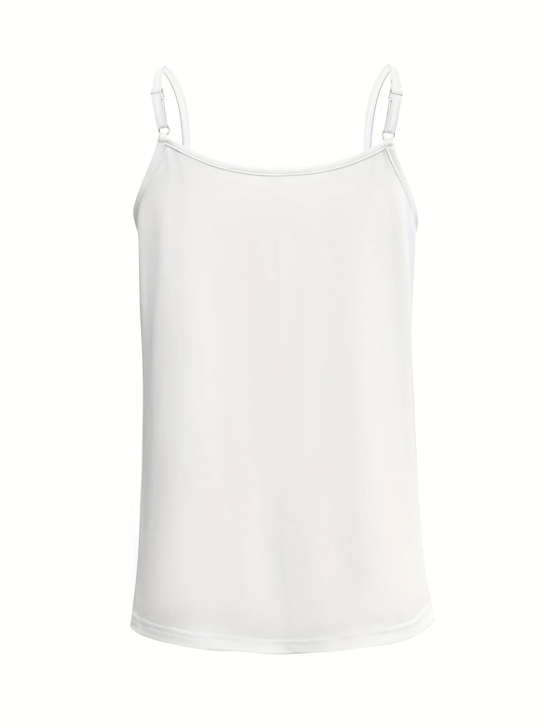Juna - Elegante Sin Mangas Enlace Top Con Cuello En V