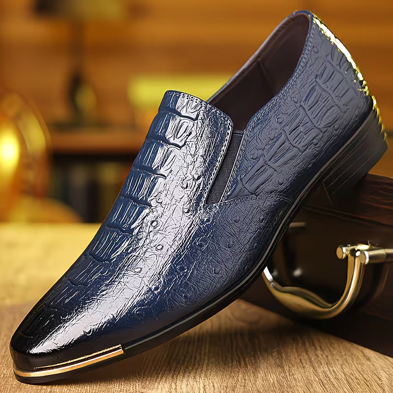 Natanor - Zapatos Informales Con Estampado de Cocodrilo