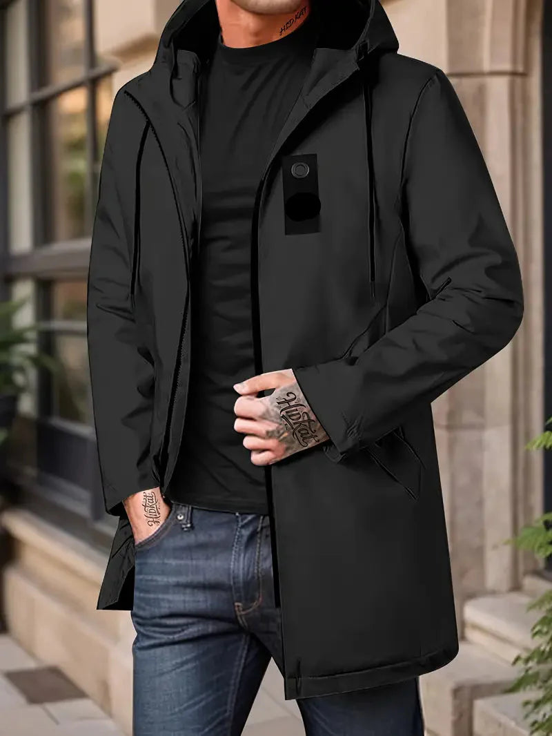 Conor - Chaqueta Cortavientos Con Cremallera y Capucha