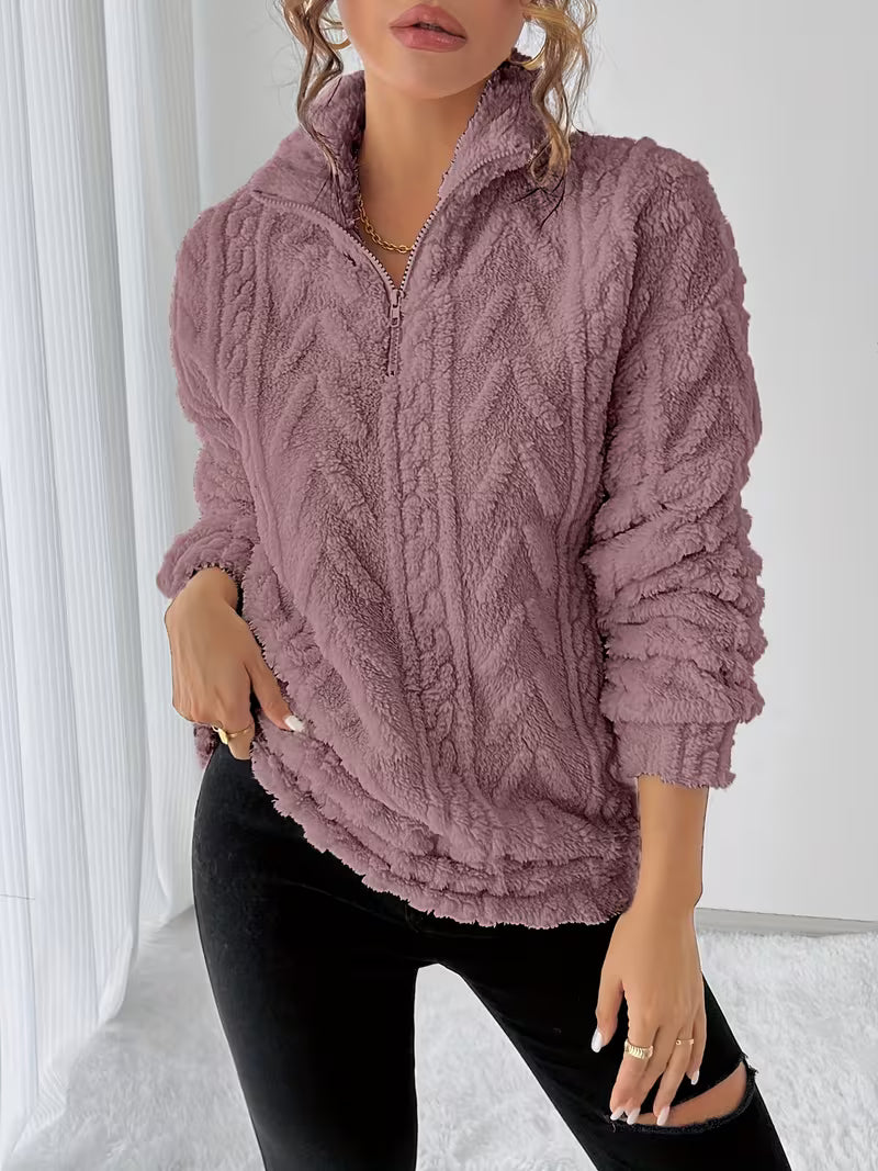 Nessia - Sudadera Versátil De Forro Polar