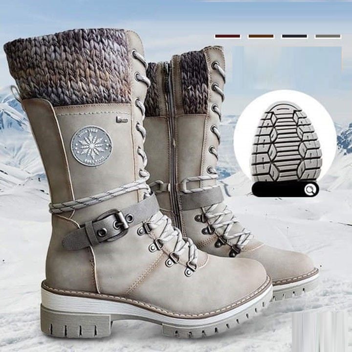 Carolina - Bota Twist Con Cremallera Lateral
