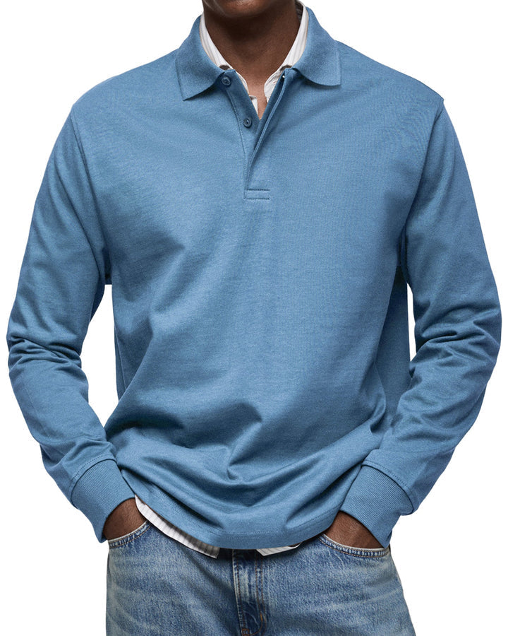 Elhanan - Elegante Polo De Manga Larga