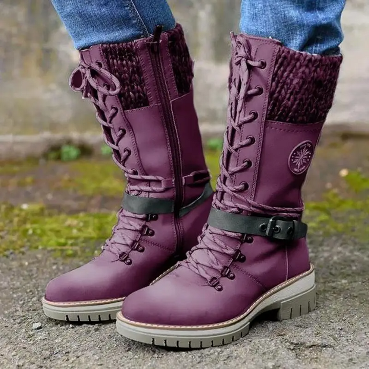 Carolina - Bota Twist Con Cremallera Lateral