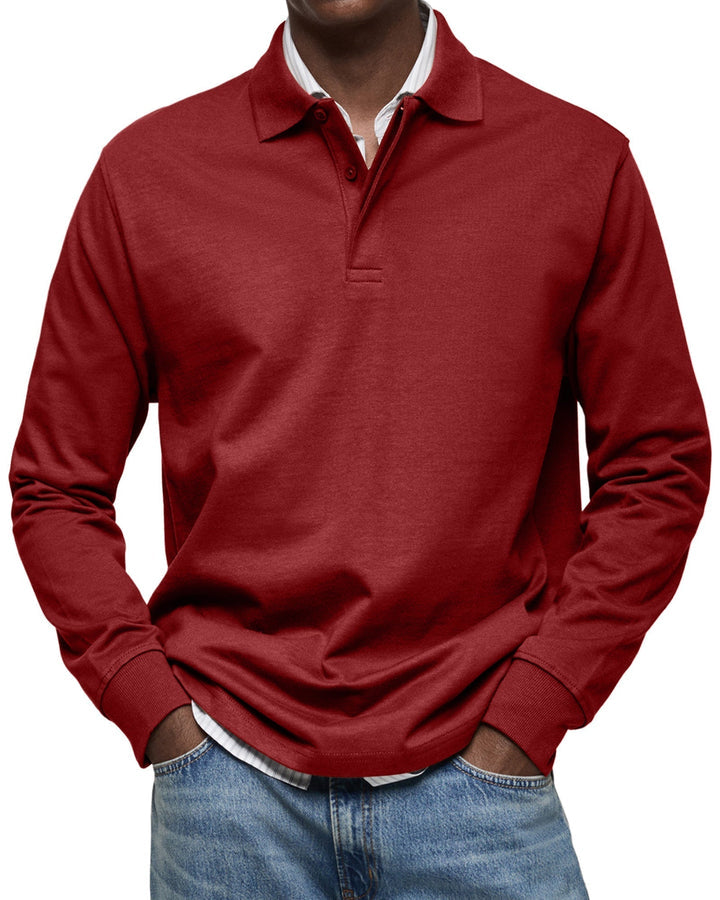 Elhanan - Elegante Polo De Manga Larga