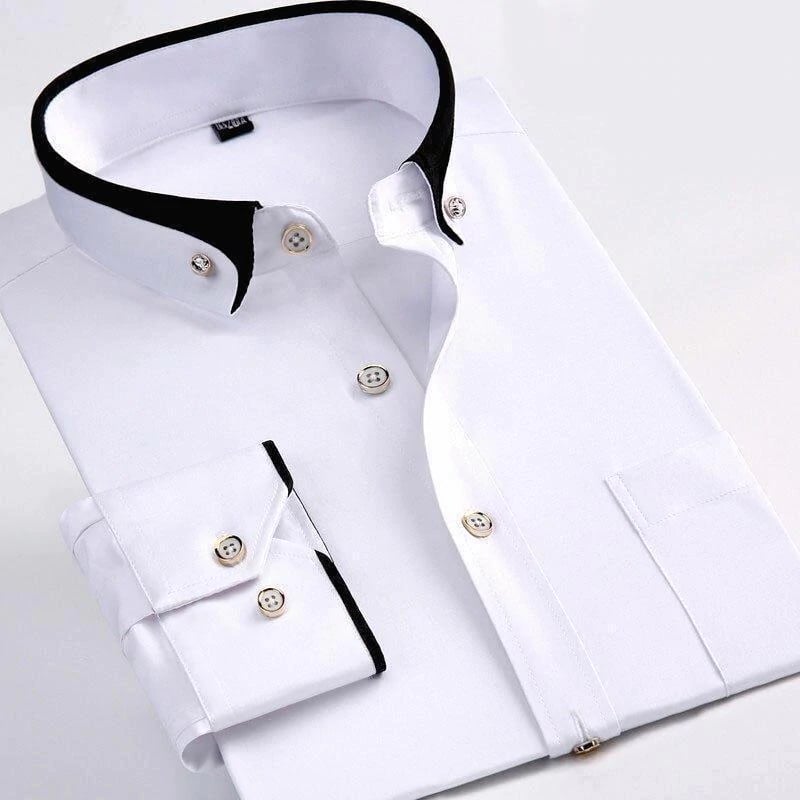 Brandt - Camisa Clásica De Manga Larga