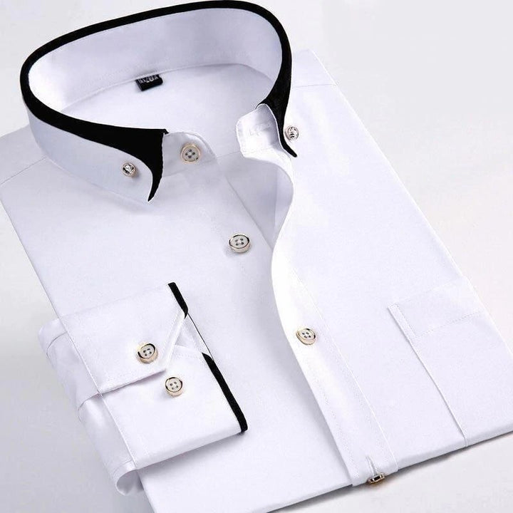 Brandt - Camisa Clásica De Manga Larga