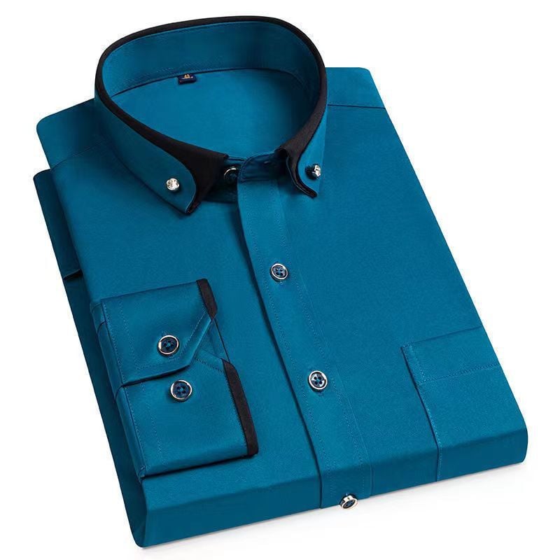 Brandt - Camisa Clásica De Manga Larga