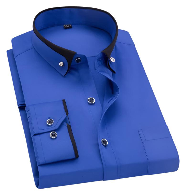 Brandt - Camisa Clásica De Manga Larga