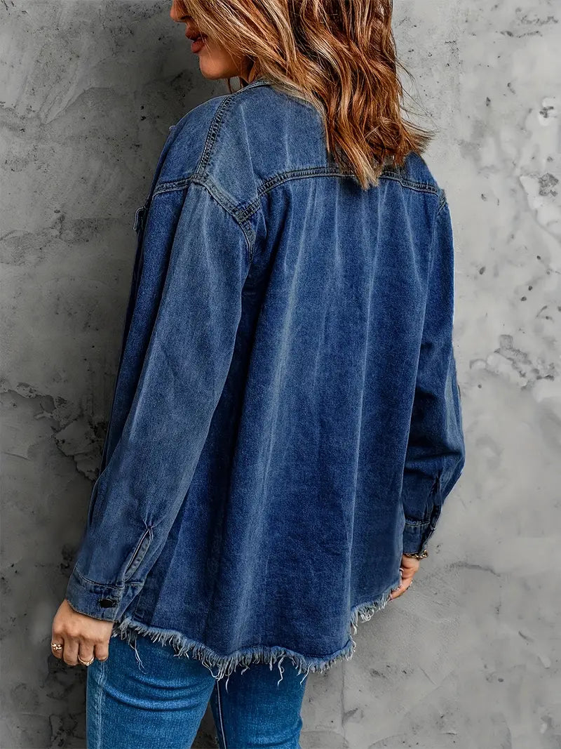 Malika - Chaqueta Vaquera De Manga Larga