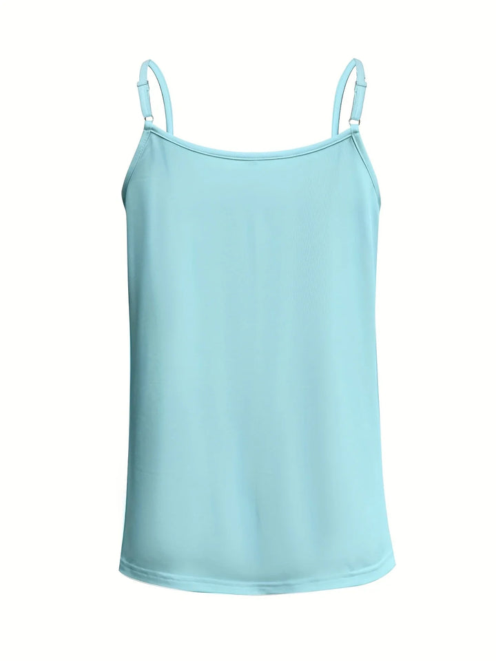Juna - Elegante Sin Mangas Enlace Top Con Cuello En V