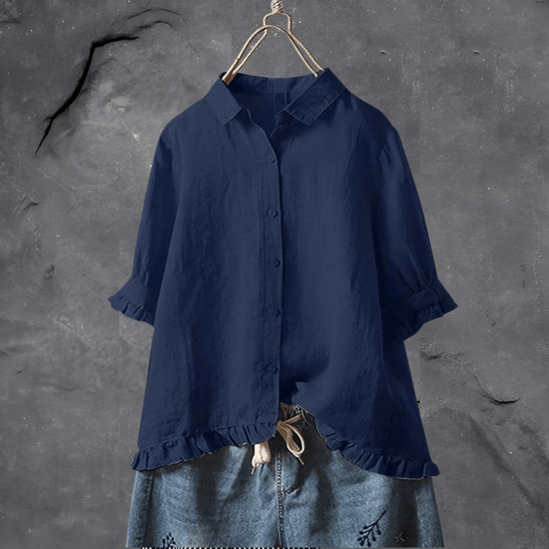 Sonika - Blusa Oversize Con Botones