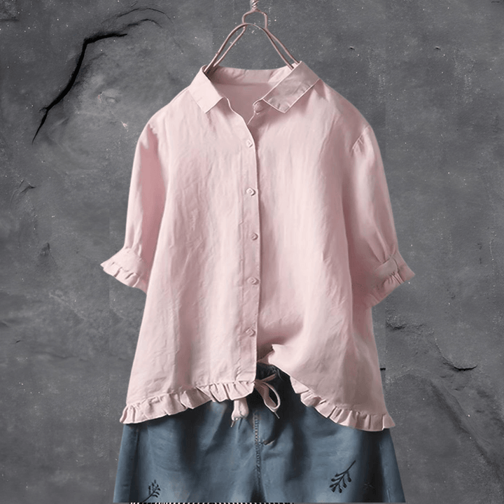 Sonika - Blusa Oversize Con Botones