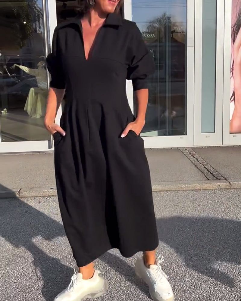 Lunya - Vestido Holgado Elegante
