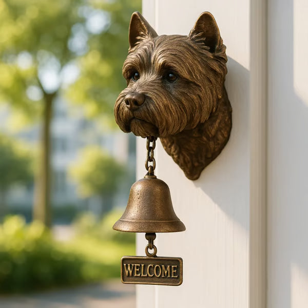 CharmBell -  Encantadora Campana con Forma de perro Para dar la Bienvenida