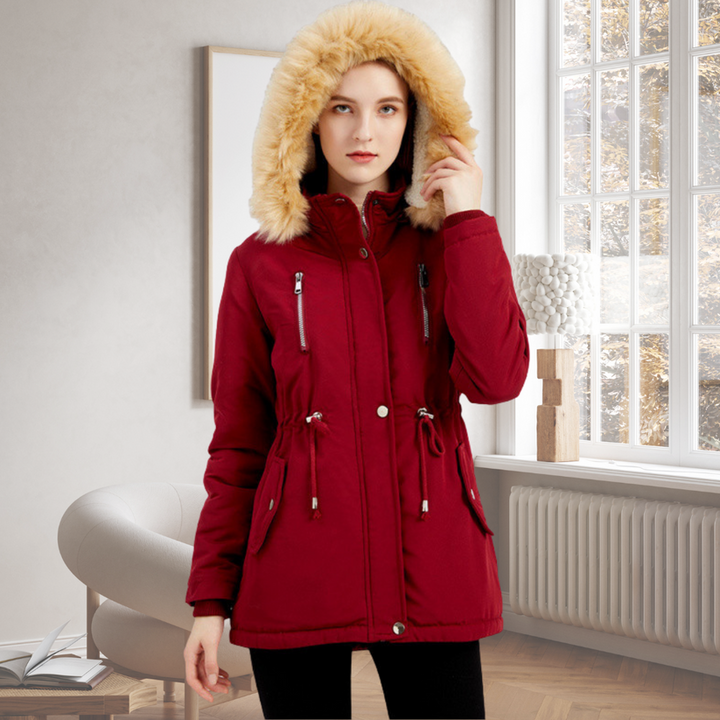 Gritta - Cálida Chaqueta de Algodón Con Capucha