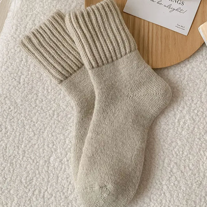 Woolora - Lujo Lana Cálida Calcetines