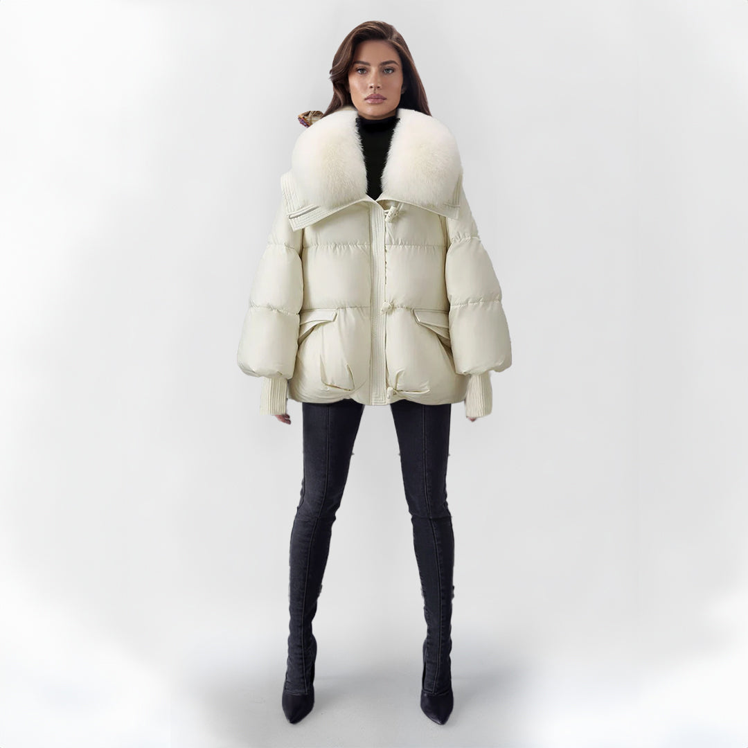 Charleen - Estiloso Chaqueta de Piel Sintética