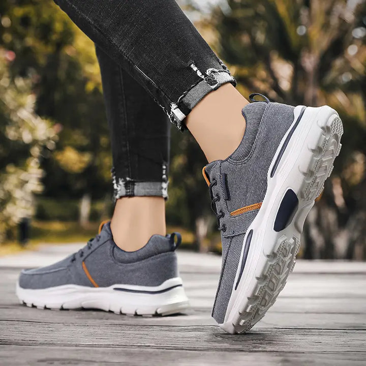 Keidean - Zapatillas De Lona Transpirables Con Cordones