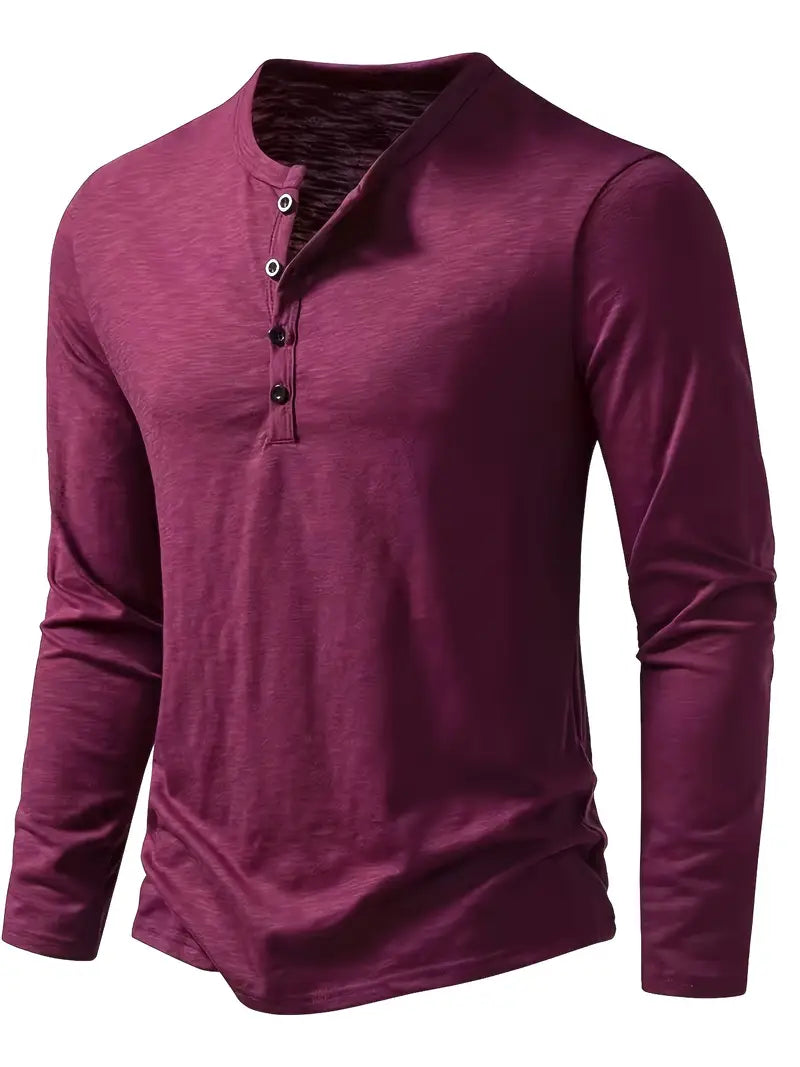 Wyatt - Elegante Camisa De Manga Larga